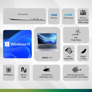 Acer Aspire Lite Ryzen 7 7730U 16GB RAM 512GB SSD Laptop