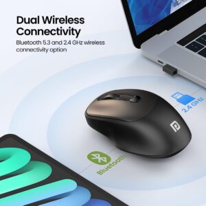 Portronics Toad 7 Wireless Mouse Bluetooth Rechargeable