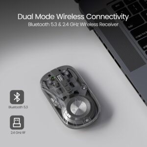 Portronics Toad 8 Mouse Wireless Bluetooth Rechargeable