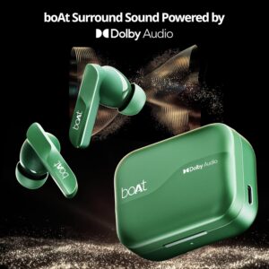 boAt Airdopes 800 Earbuds Dolby Audio ENC Fast Charge