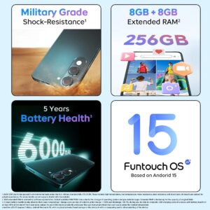 iQOO Z10 Lite 5G 8GB RAM 256GB 6000mAh Battery