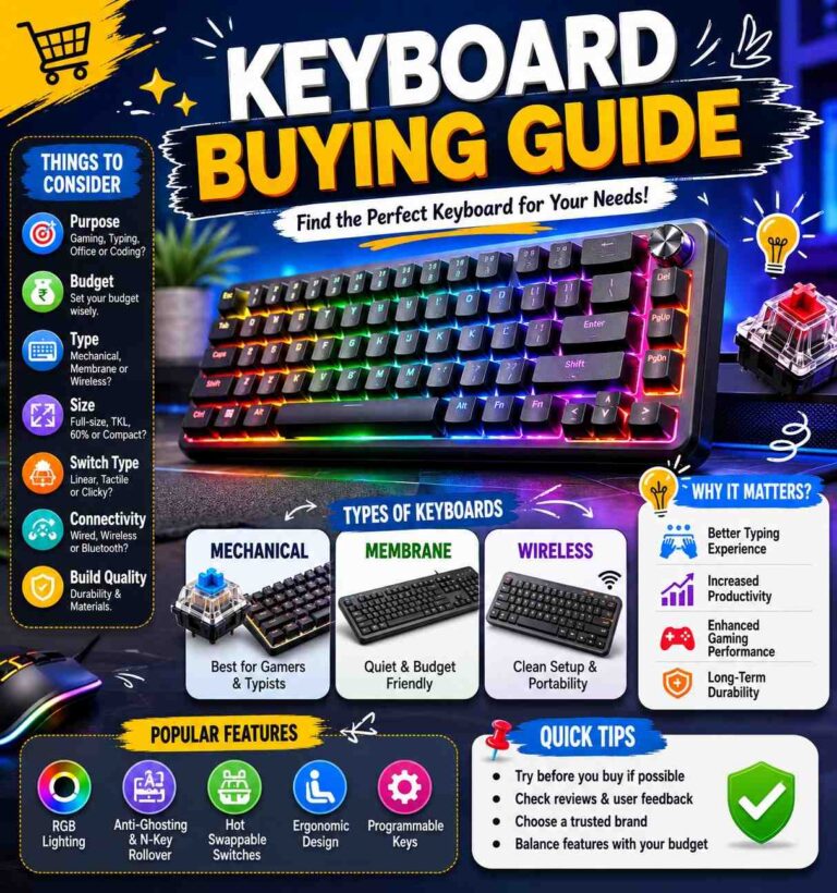 Read more about the article Keyboard Buying Guide – How to Choose the Best Keyboard
