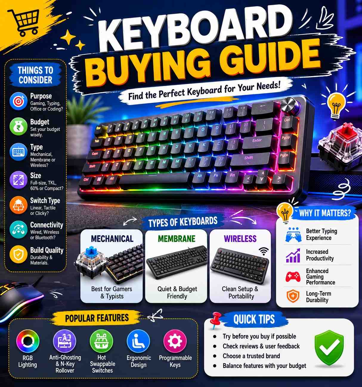 Read more about the article Keyboard Buying Guide – How to Choose the Best Keyboard