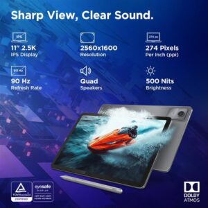 Lenovo Idea Tab 11-Inch 2.5K Display Tablet with Pen